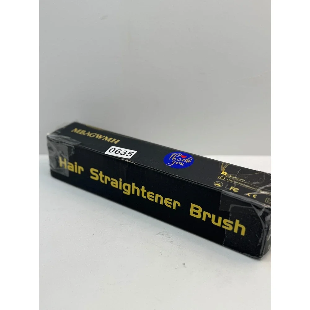 MBAGWMH Hair Straightener Brush Womens OS‎ Black
